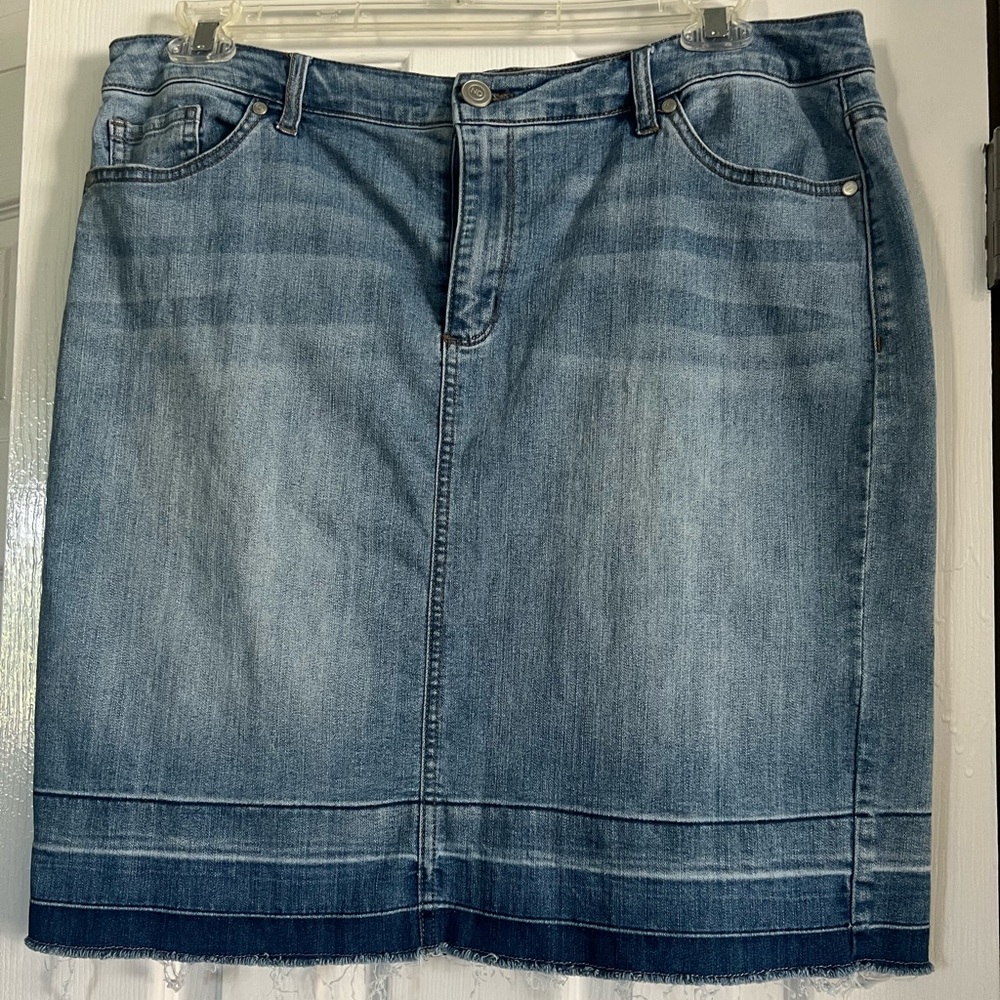 Denim Blue Skirt